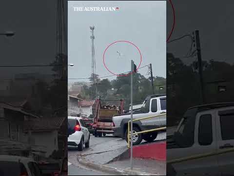 SHOCK moment Brazilian plane crash kills all on board